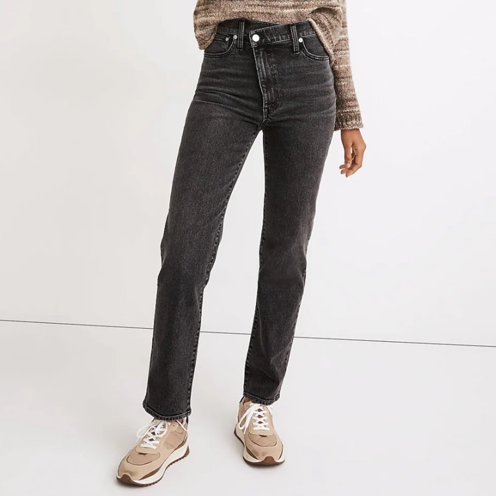 Madewell Perfect Vintage Straight Jean Idlewood Wash Crossover Edition